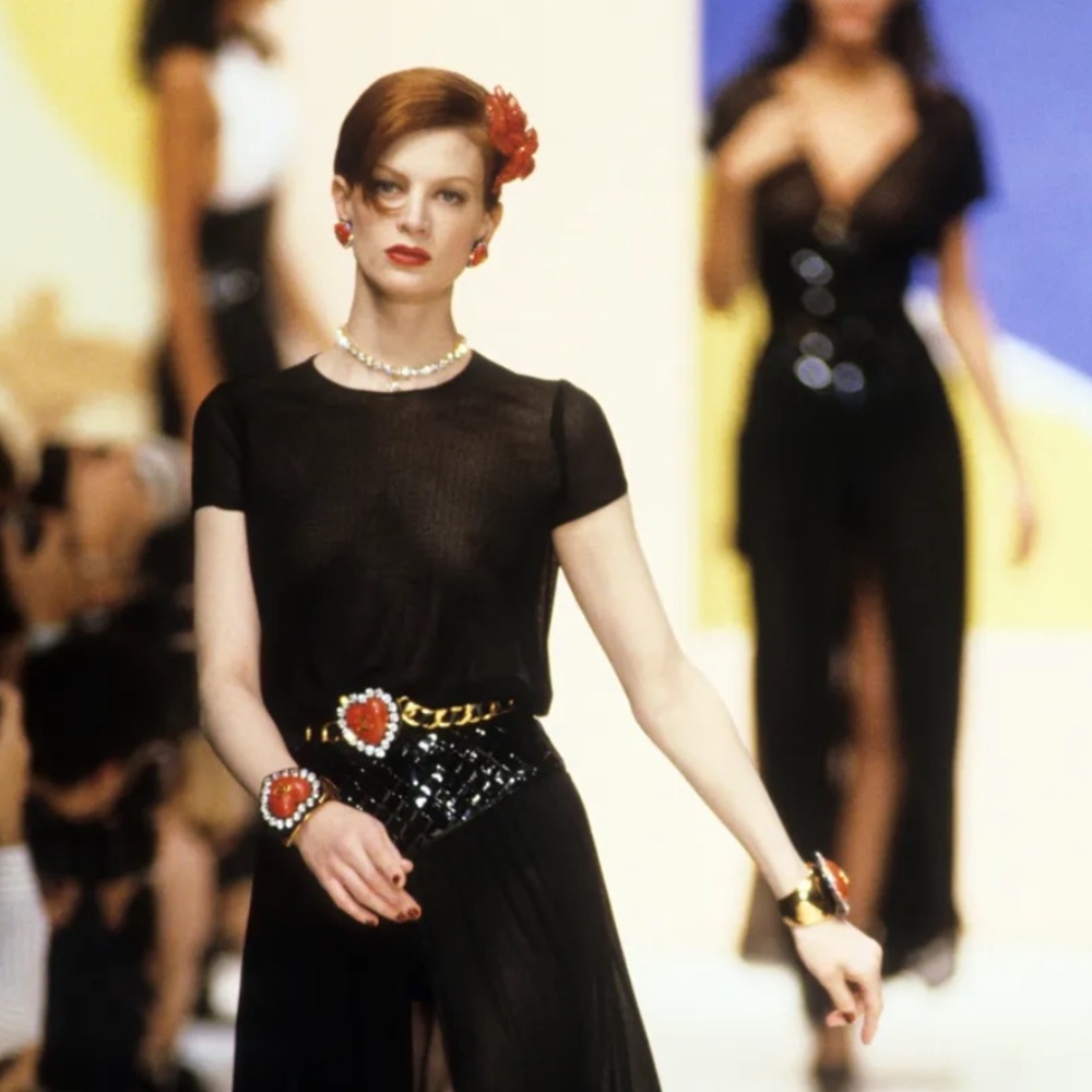 Chanel 1995 SS Heart crystal earrings - Picture 10 of 14